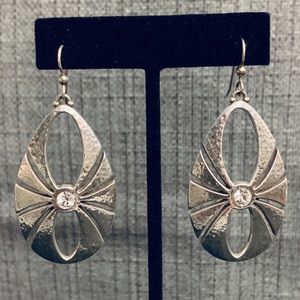 Brighton Silver Hammered Earrings